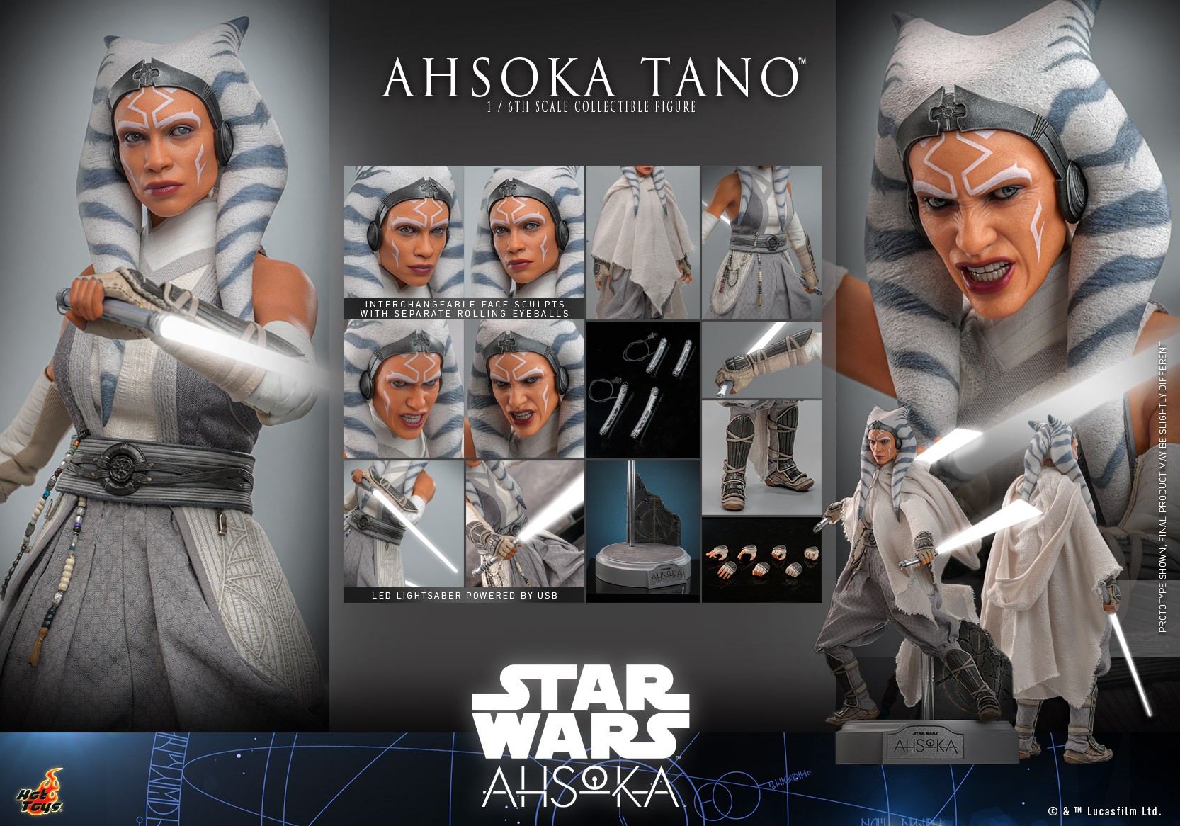 スター・ウォーズ Ahsoka Tano フィギュア スター・ウォーズ ブラックシリーズ スター・ウォーズ：アソーカ
