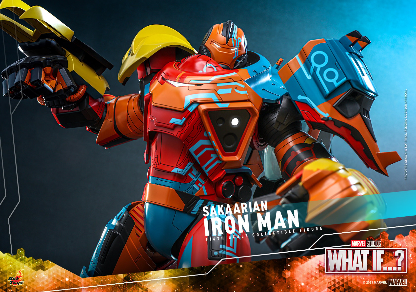 Marvel Sakaarian Iron Man Sixth Scale Figure  (Prototype Shown) View 1