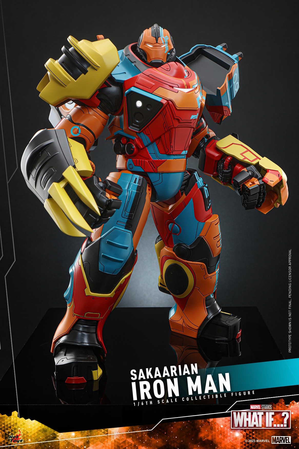 Marvel Sakaarian Iron Man Sixth Scale Figure  (Prototype Shown) View 6