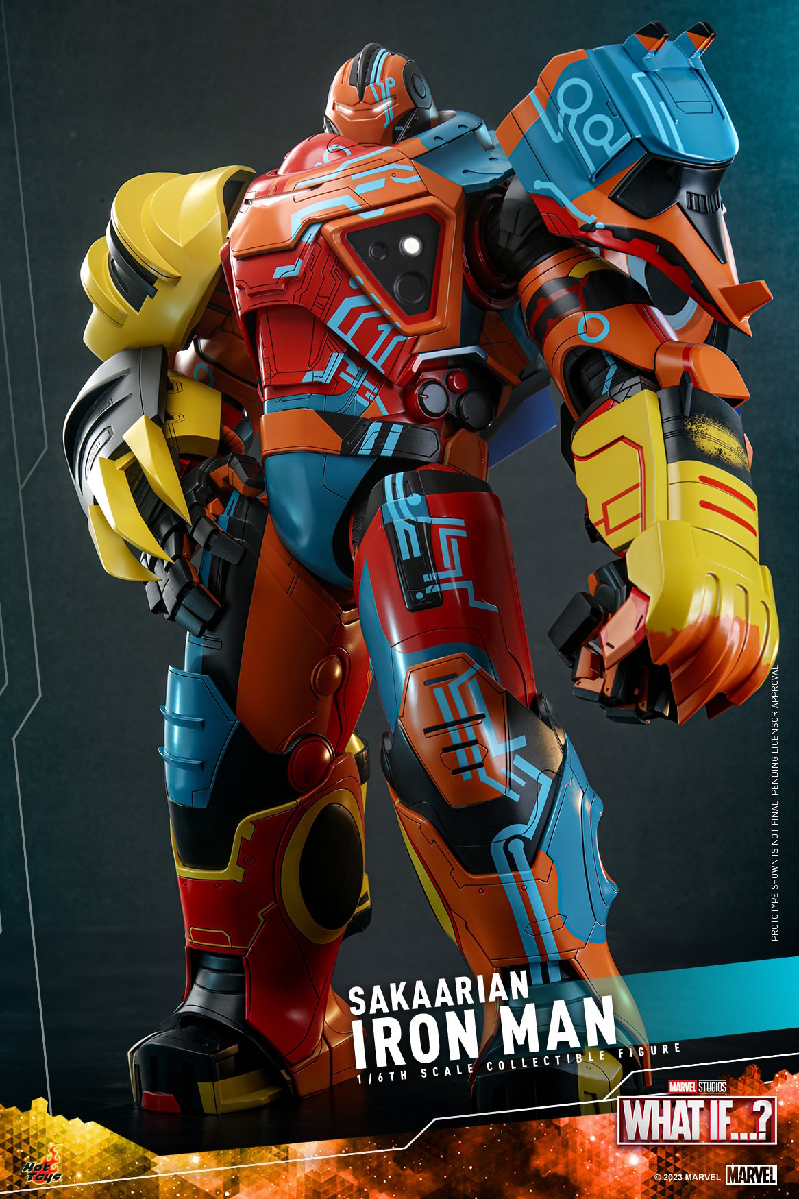 Marvel Sakaarian Iron Man Sixth Scale Figure  (Prototype Shown) View 7