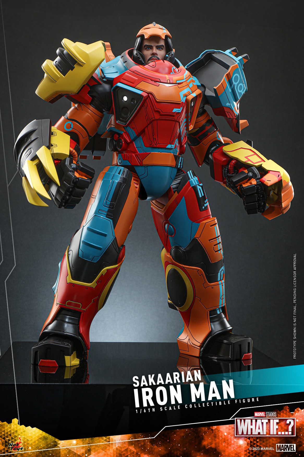 Marvel Sakaarian Iron Man Sixth Scale Figure  (Prototype Shown) View 8