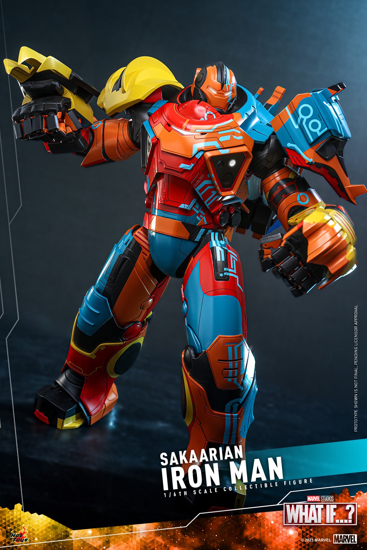 Marvel Sakaarian Iron Man Sixth Scale Figure  (Prototype Shown) View 9