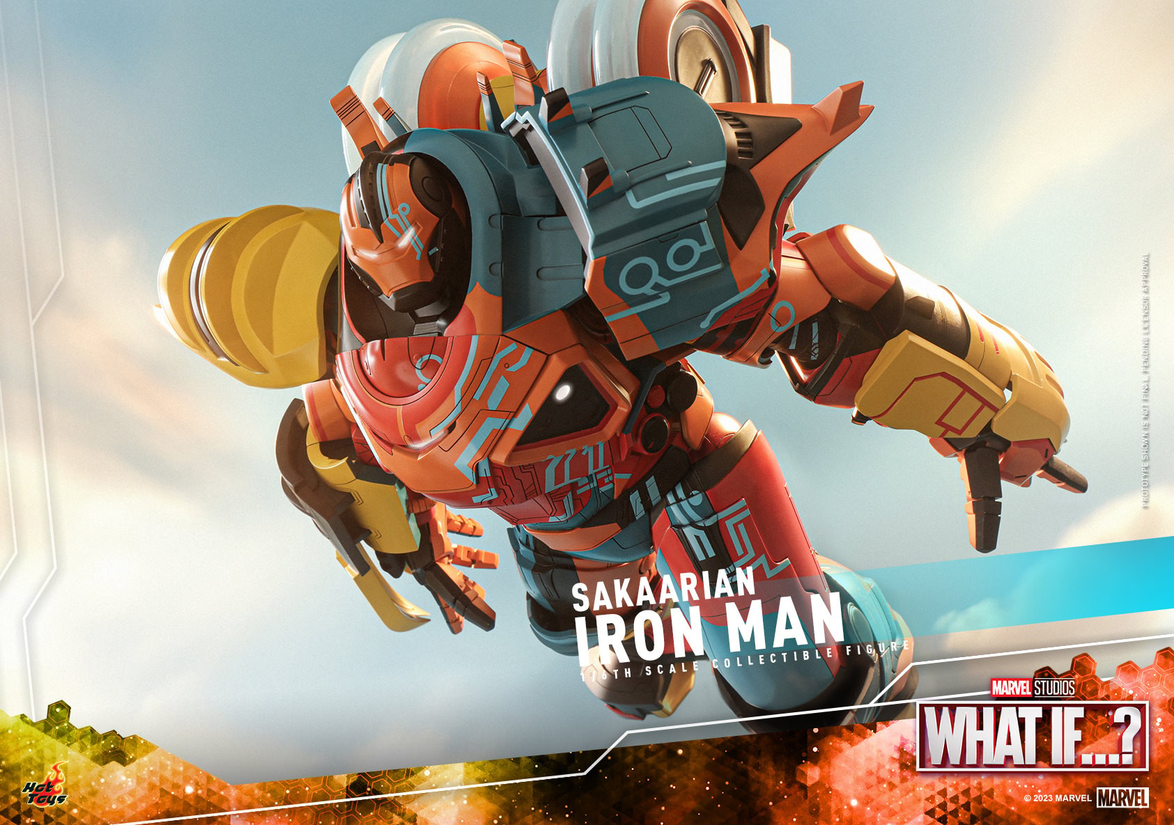 Marvel Sakaarian Iron Man Sixth Scale Figure  (Prototype Shown) View 10