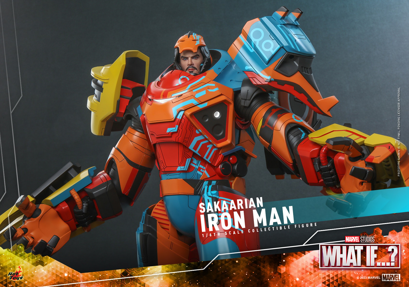Marvel Sakaarian Iron Man Sixth Scale Figure  (Prototype Shown) View 11