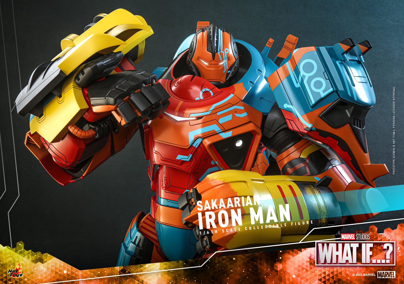 Marvel Sakaarian Iron Man Sixth Scale Figure  (Prototype Shown) View 12