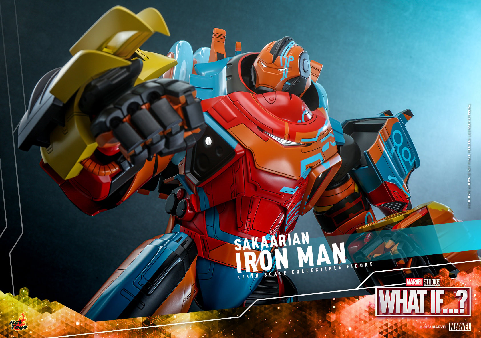 Marvel Sakaarian Iron Man Sixth Scale Figure  (Prototype Shown) View 13