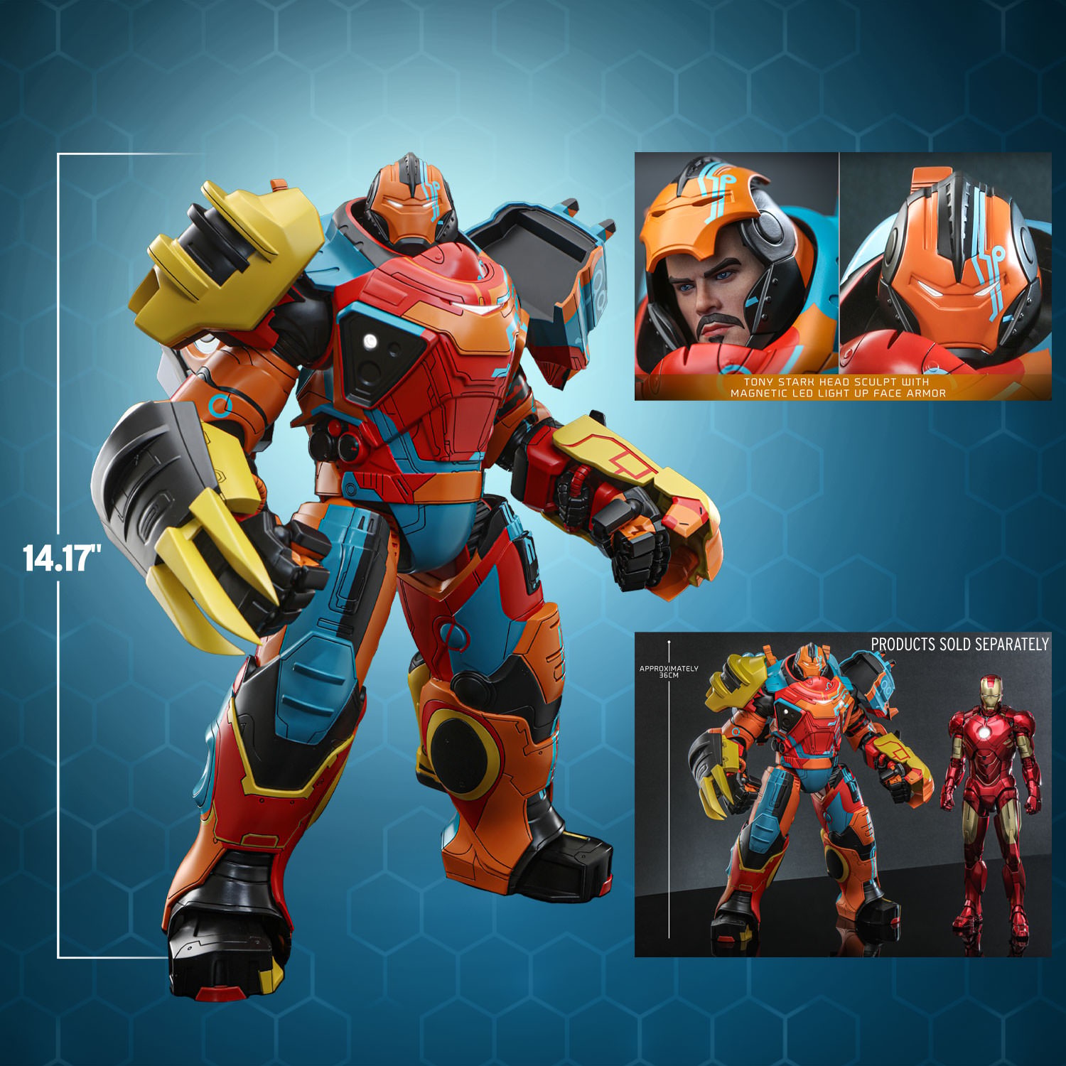 Marvel Sakaarian Iron Man Sixth Scale Figure  (Prototype Shown) View 2