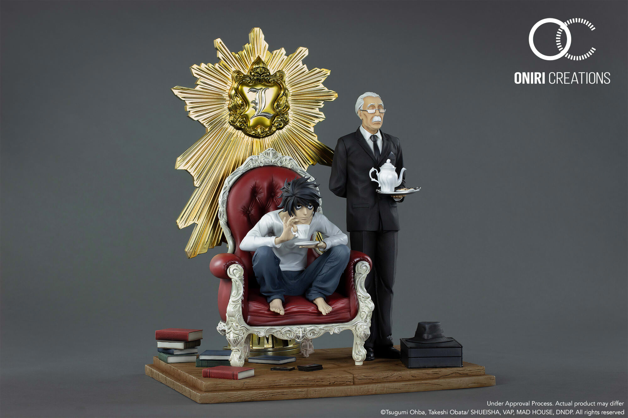 Death Note L & Watari Diorama  (Prototype Shown) View 1