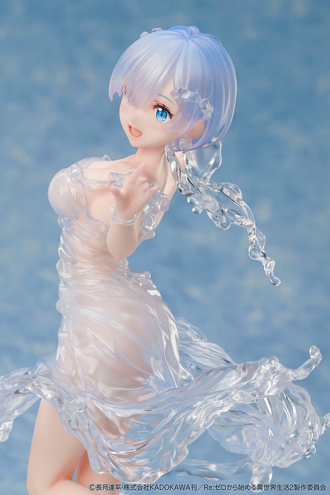Re:ZERO - Starting Life in Another World Rem (Aqua Dress Version) Collectible Figure  (Prototype Shown) View 4