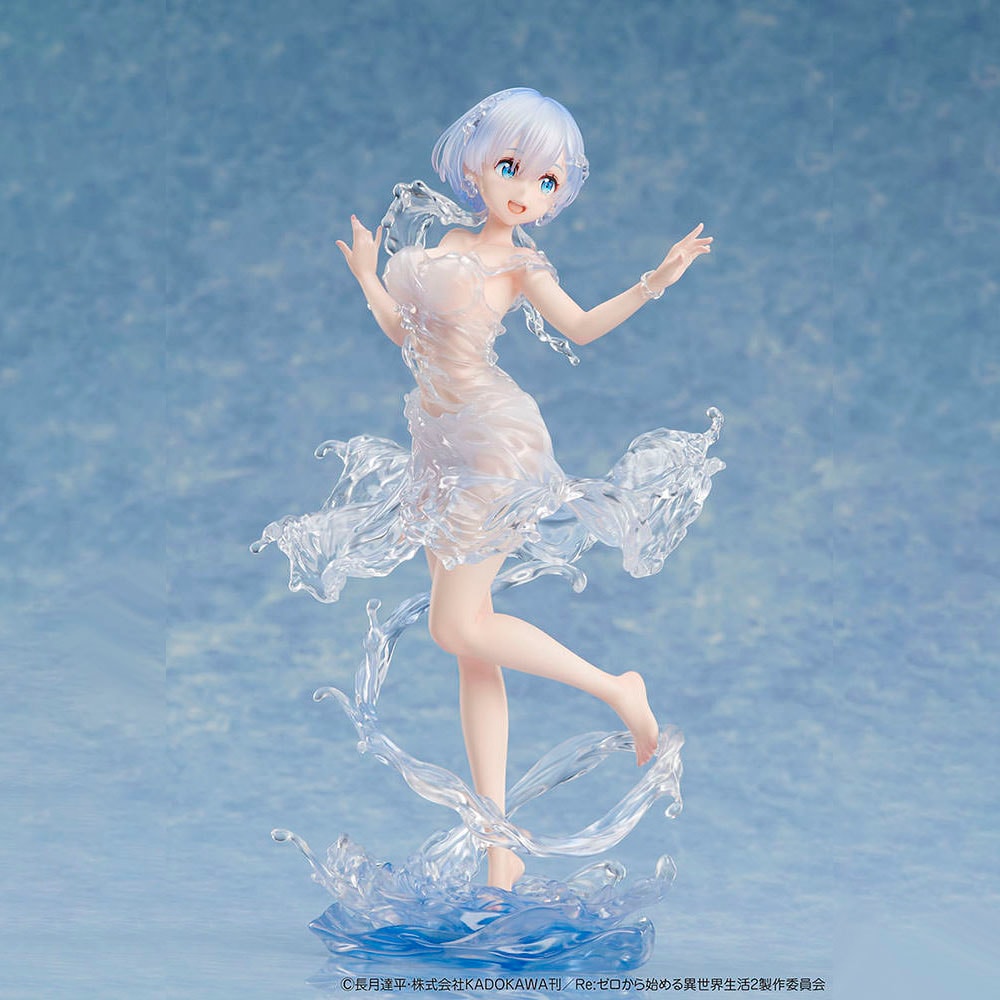 Re:ZERO - Starting Life in Another World Rem (Aqua Dress Version) Collectible Figure  (Prototype Shown) View 6