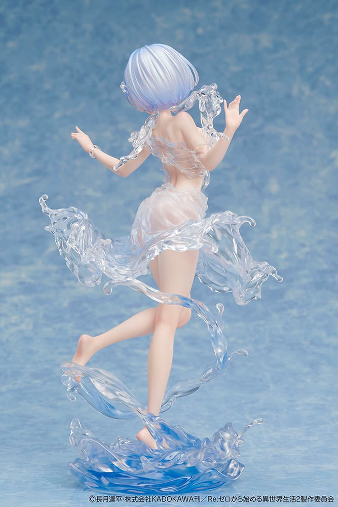 Re:ZERO - Starting Life in Another World Rem (Aqua Dress Version) Collectible Figure  (Prototype Shown) View 8