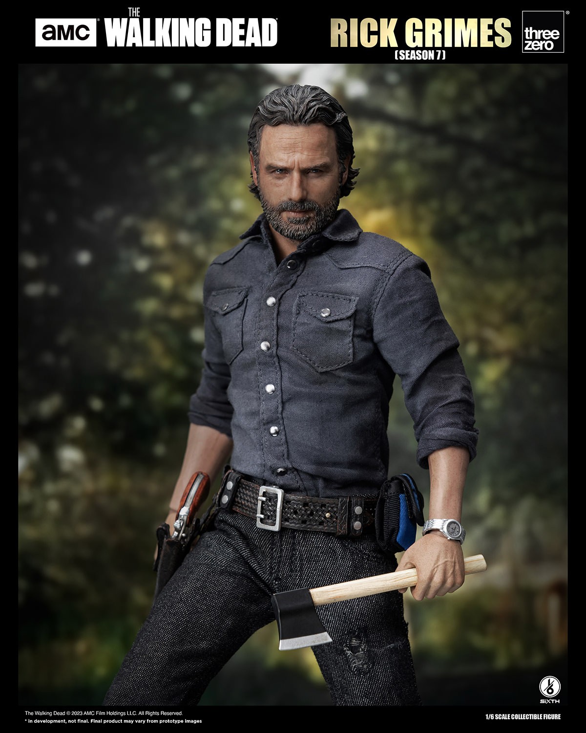 The walking sale dead rick figure