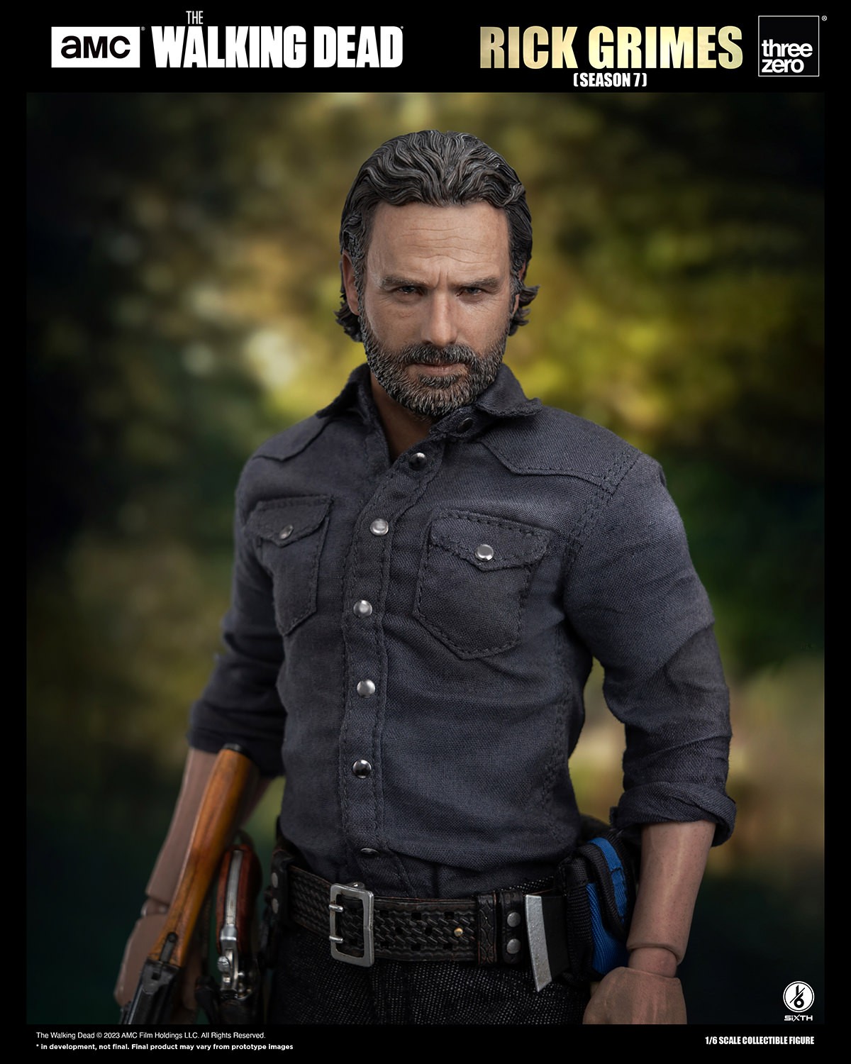 The Walking Dead Rick Grimes (Season 7) Sixth Scale Figure  (Prototype Shown) View 8