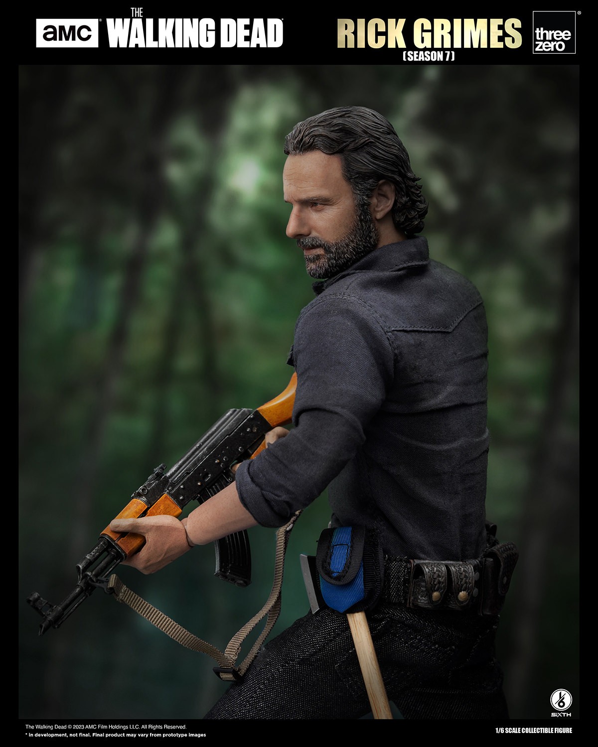 The Walking Dead Rick Grimes (Season 7) Sixth Scale Figure  (Prototype Shown) View 10