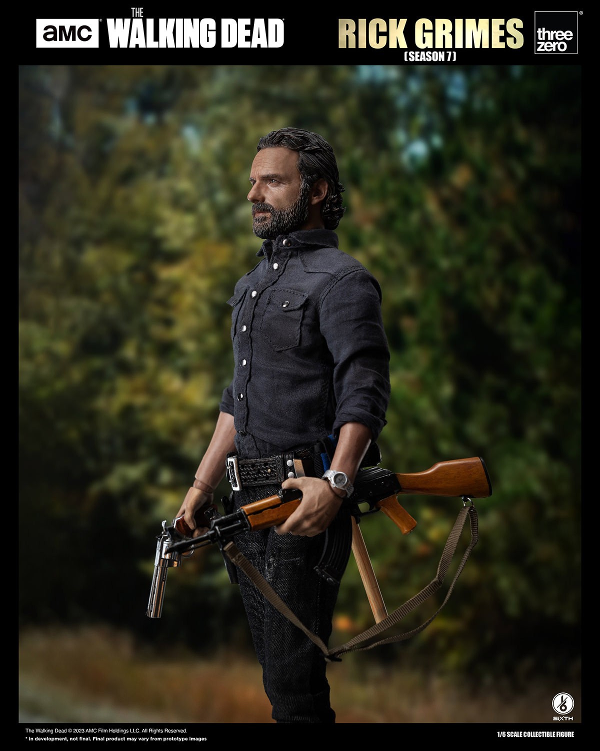 The Walking Dead Rick Grimes (Season 7) Sixth Scale Figure  (Prototype Shown) View 11