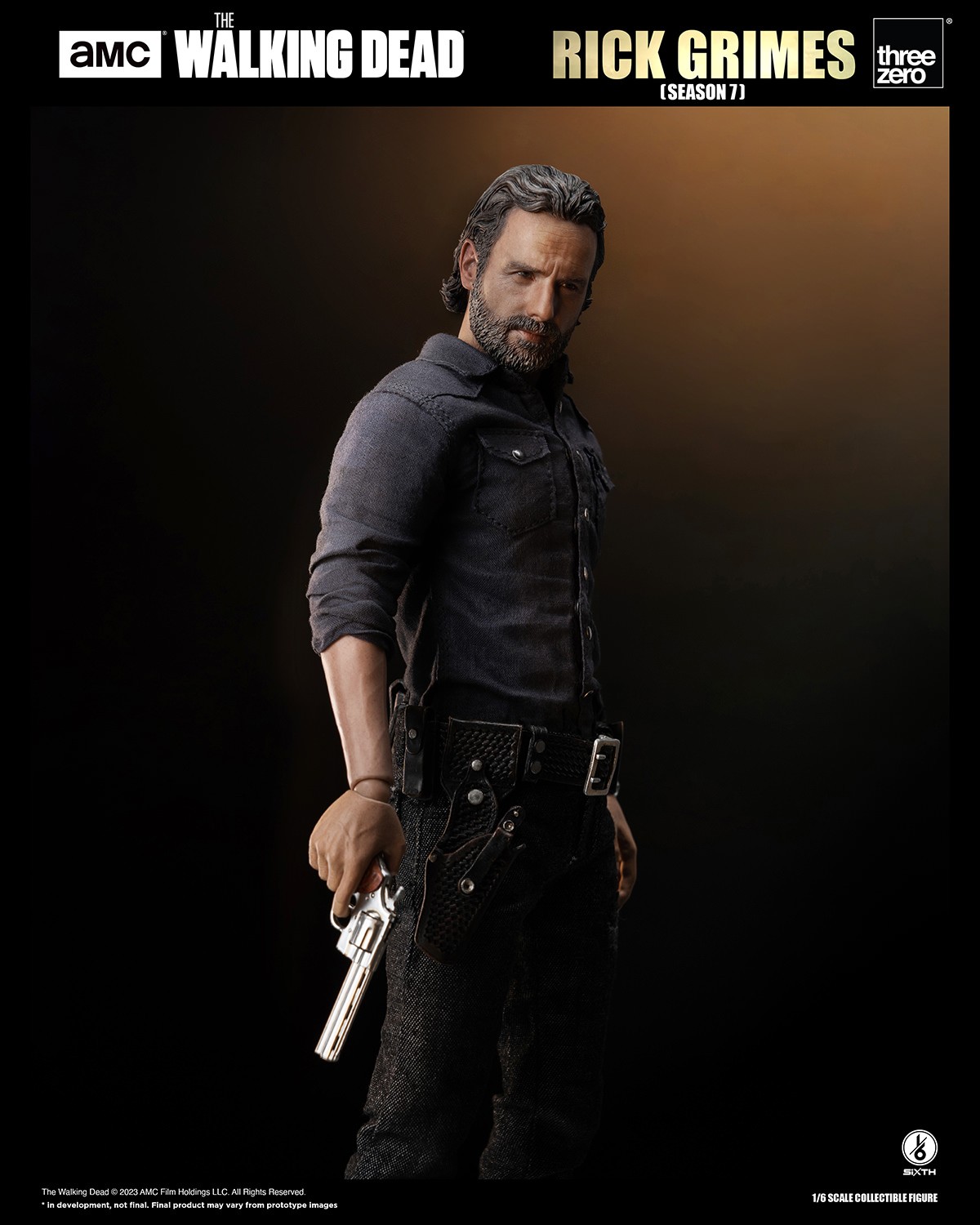 The Walking Dead Rick Grimes (Season 7) Sixth Scale Figure  (Prototype Shown) View 16