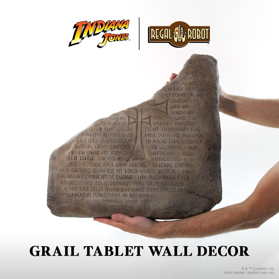 Indiana Jones Grail Tablet Wall Decor Replica  (Prototype Shown) View 5