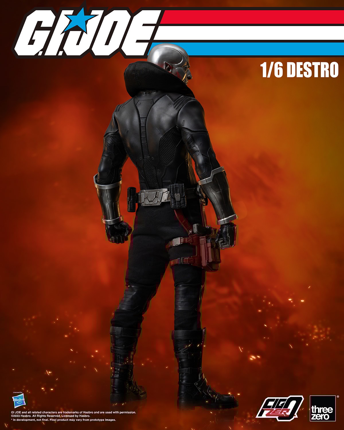 スリーゼロ3Z0352 G.I.ジョー デストロ GI Joe Destro G.I. Joe Destro FigZero 1:6 Scale Action Figure