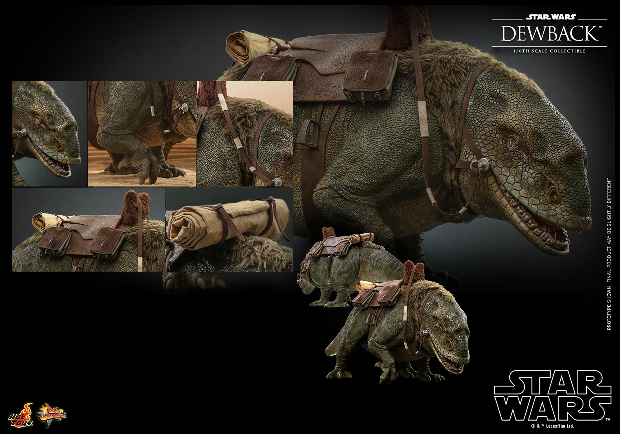 Star Wars Dewback™ Sixth Scale Figure  (Prototype Shown) View 10