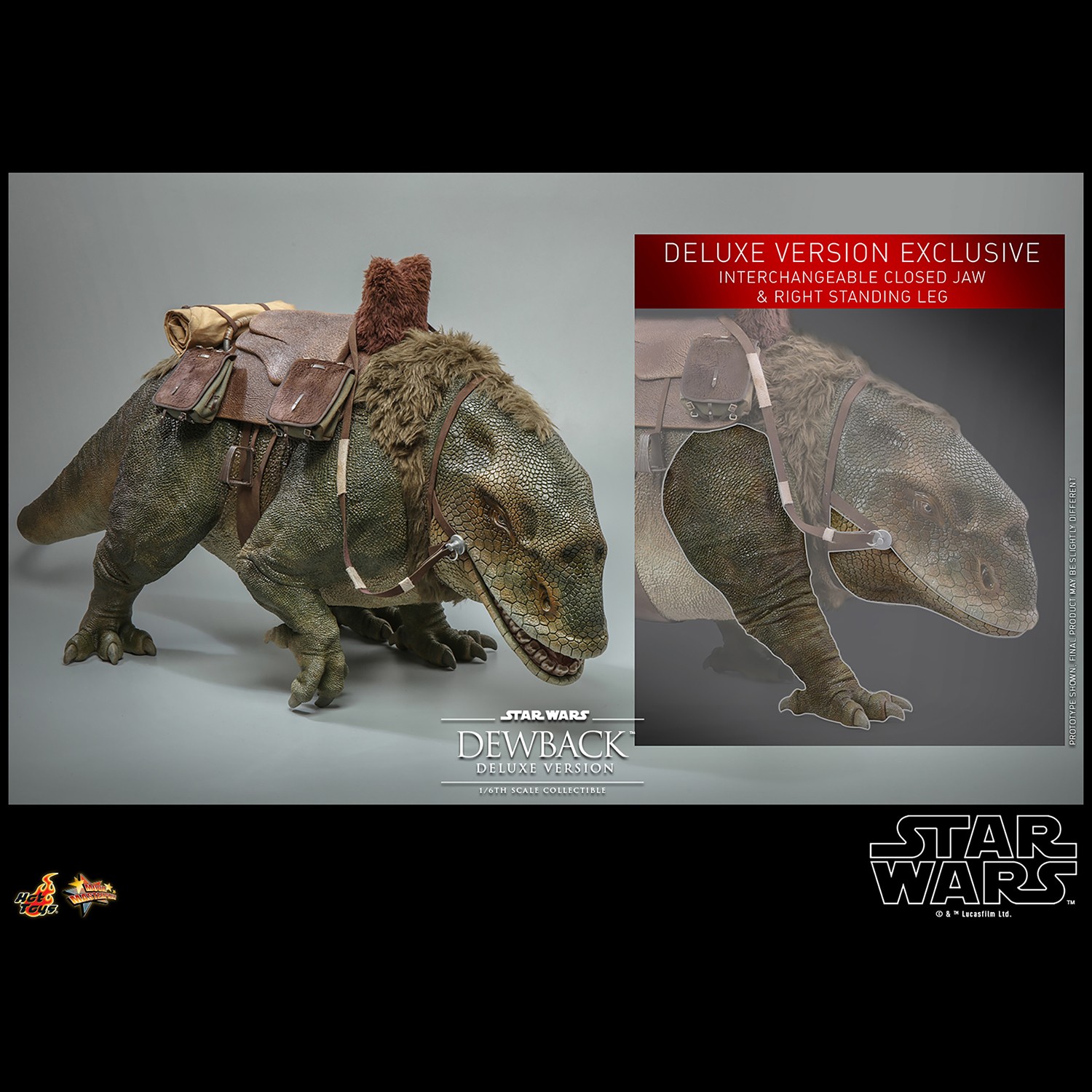 Star Wars Dewback™ (Deluxe Version) Sixth Scale Figure  (Prototype Shown) View 3