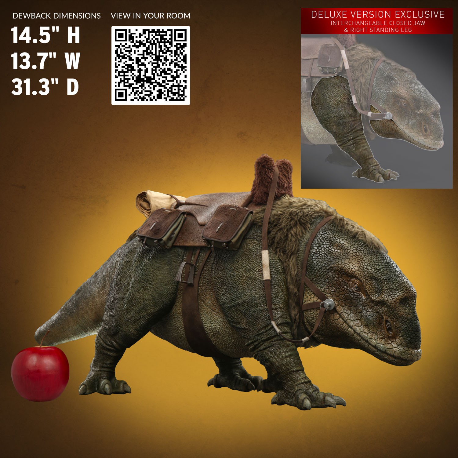 Star Wars Dewback™ (Deluxe Version) Sixth Scale Figure  (Prototype Shown) View 2