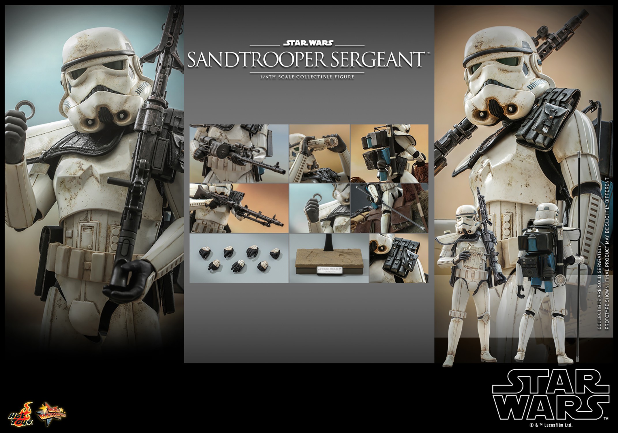 Star Wars Sandtrooper Sergeant™ Sixth Scale Figure  (Prototype Shown) View 17