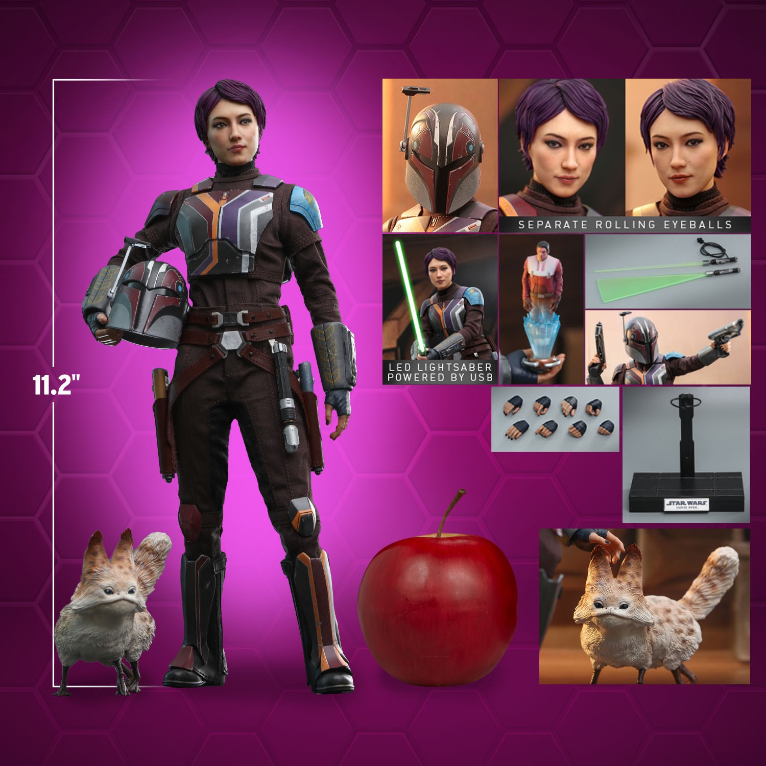 スターウォーズセレブレーション 限定フライデーキッズバッジSabine Wren STAR WARS CELEBRATION JAPAN 2025 Badge Art “Sabine Wren” 鎖