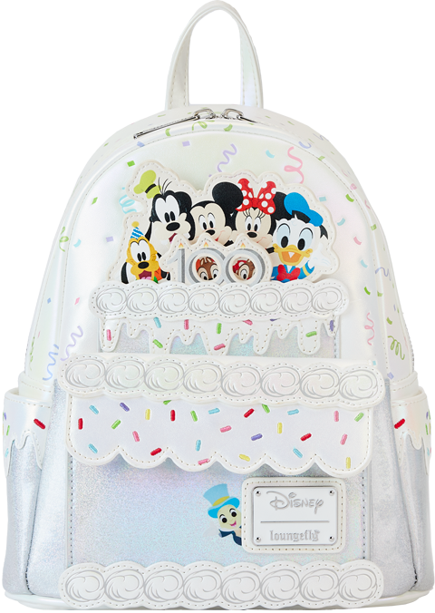 Disney 100 Celebration Cake Mini Backpack by Loungefly Disney 100 Celebration Cake Mini Backpack by Loungefly