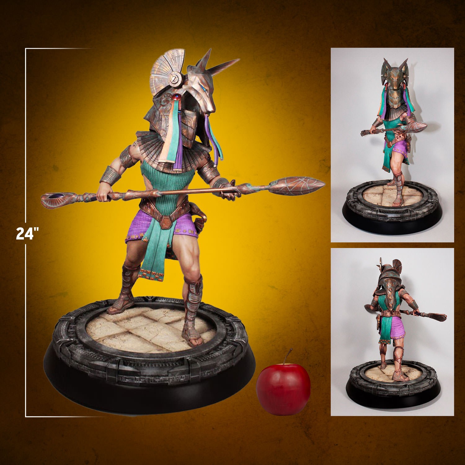 Stargate Anubis Quarter Scale Statue  (Prototype Shown) View 2