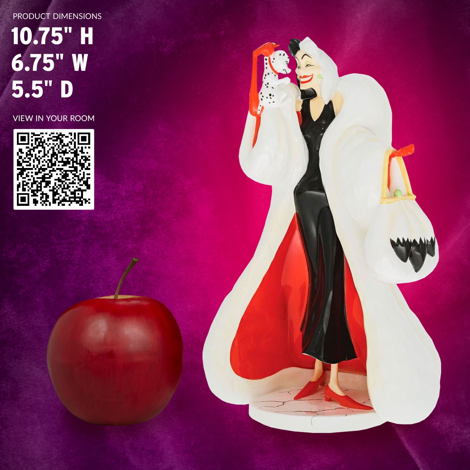 Disney Cruella Figurine  (Prototype Shown) View 2