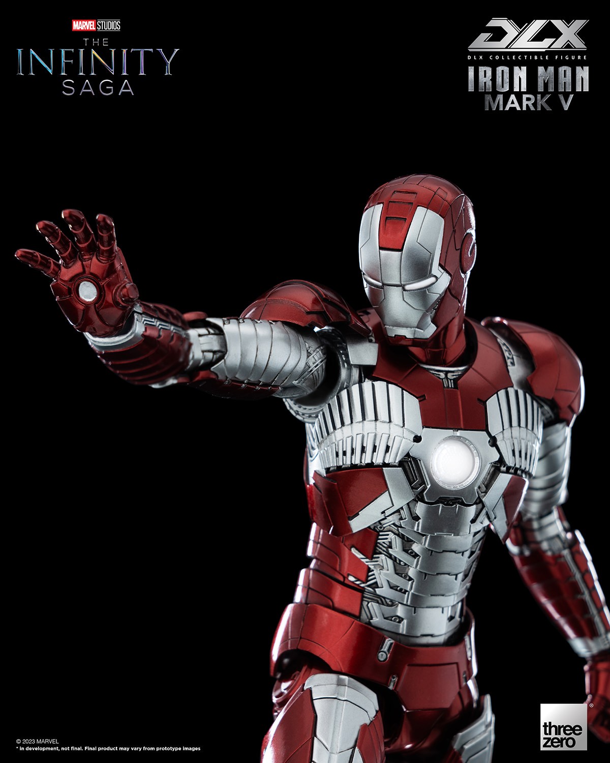 Marvel DLX Iron Man Mark 5 Collectible Figure  (Prototype Shown) View 12