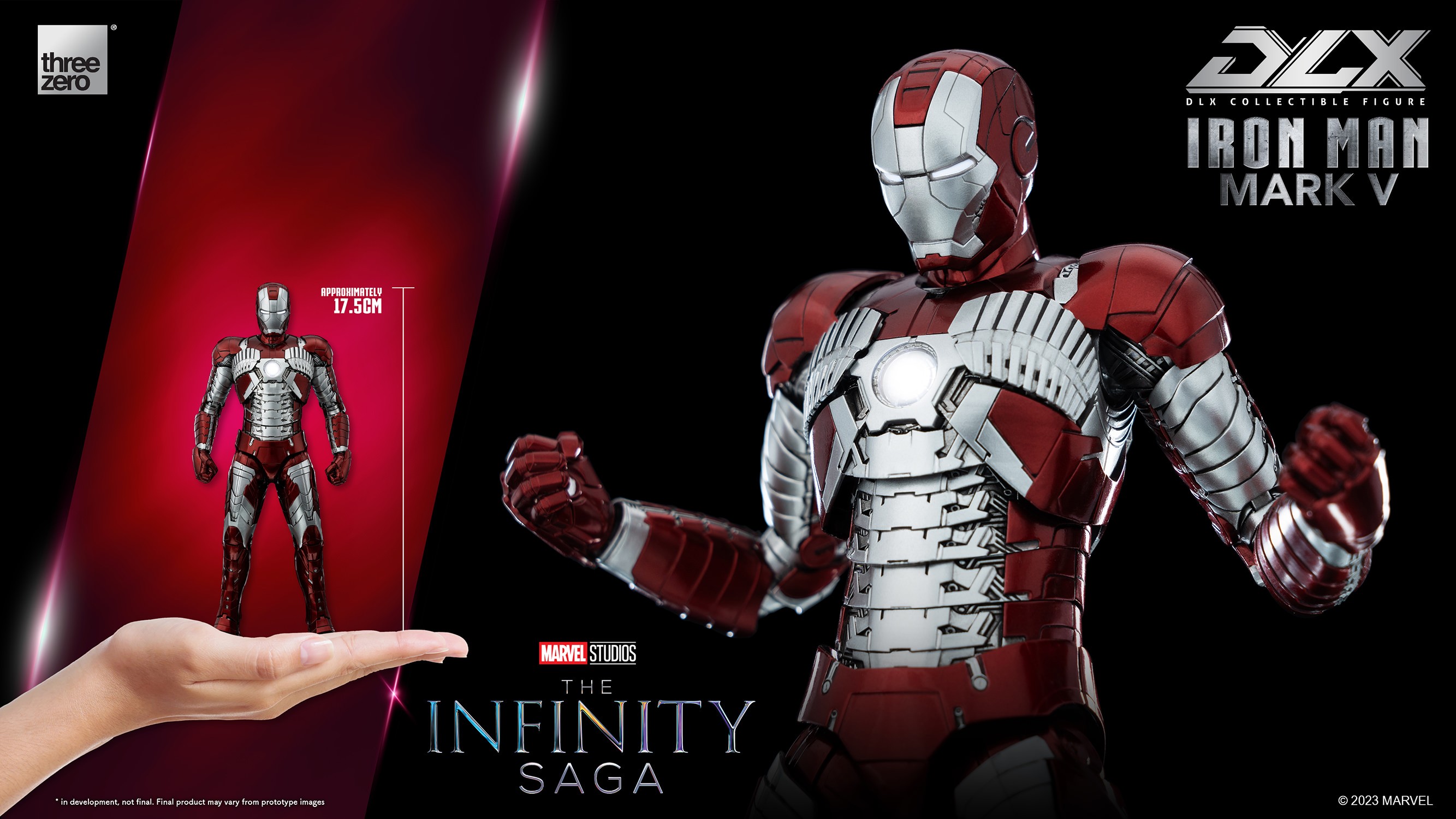 DLX Iron Man Mark 5 Collectible Figure by Threezero DLX Iron Man Mark 5 Collectible Figure by Threezero