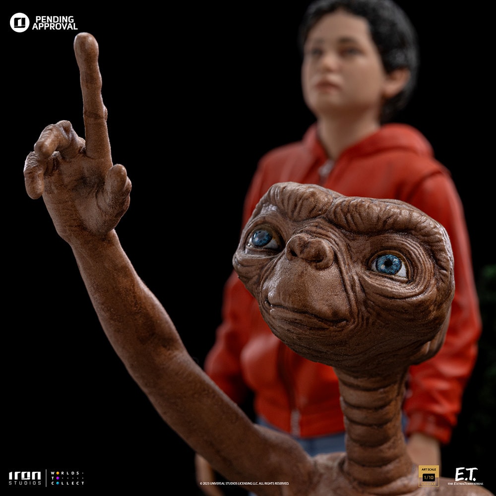 美品E.T.＆エリオット＆ガーティ アイアンスタジオ iron studios E.T.
