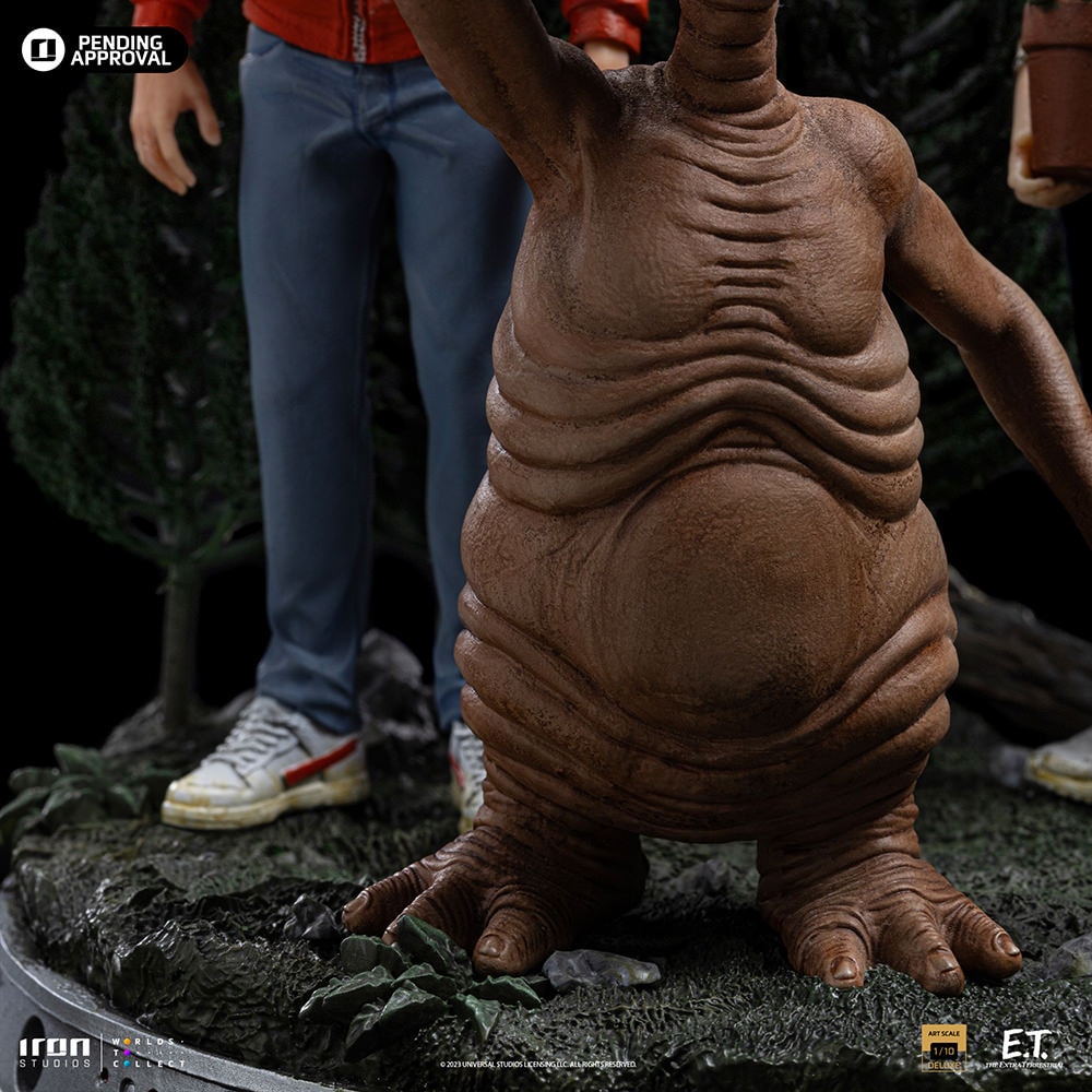 美品E.T.＆エリオット＆ガーティ アイアンスタジオ iron studios E.T.』【アイアン・スタジオ スタチュー】「デラックス・アート