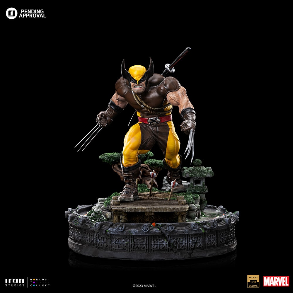 Wolverine Unleashed Deluxe 1:10 Scale Statue by Iron Studios