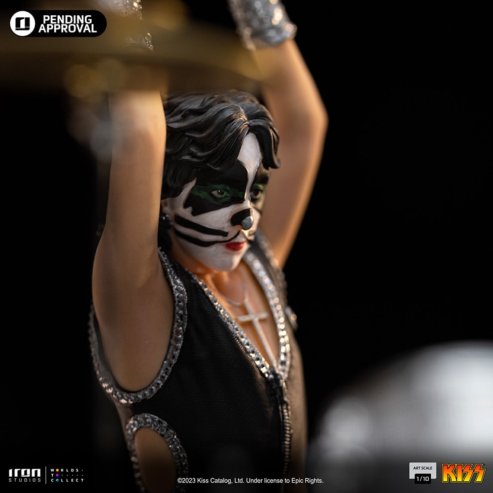 Peter Criss 1:10 Scale Statue by Iron Studios | Sideshow Collectibles