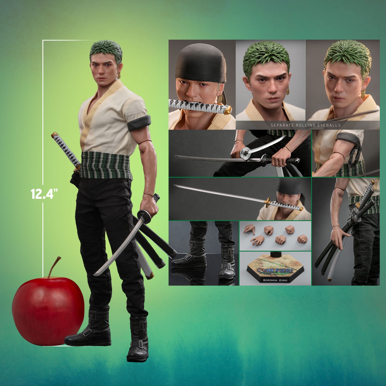 Roronoa Zoro Sixth Scale Figure by Hot Toys | Sideshow Collectibles