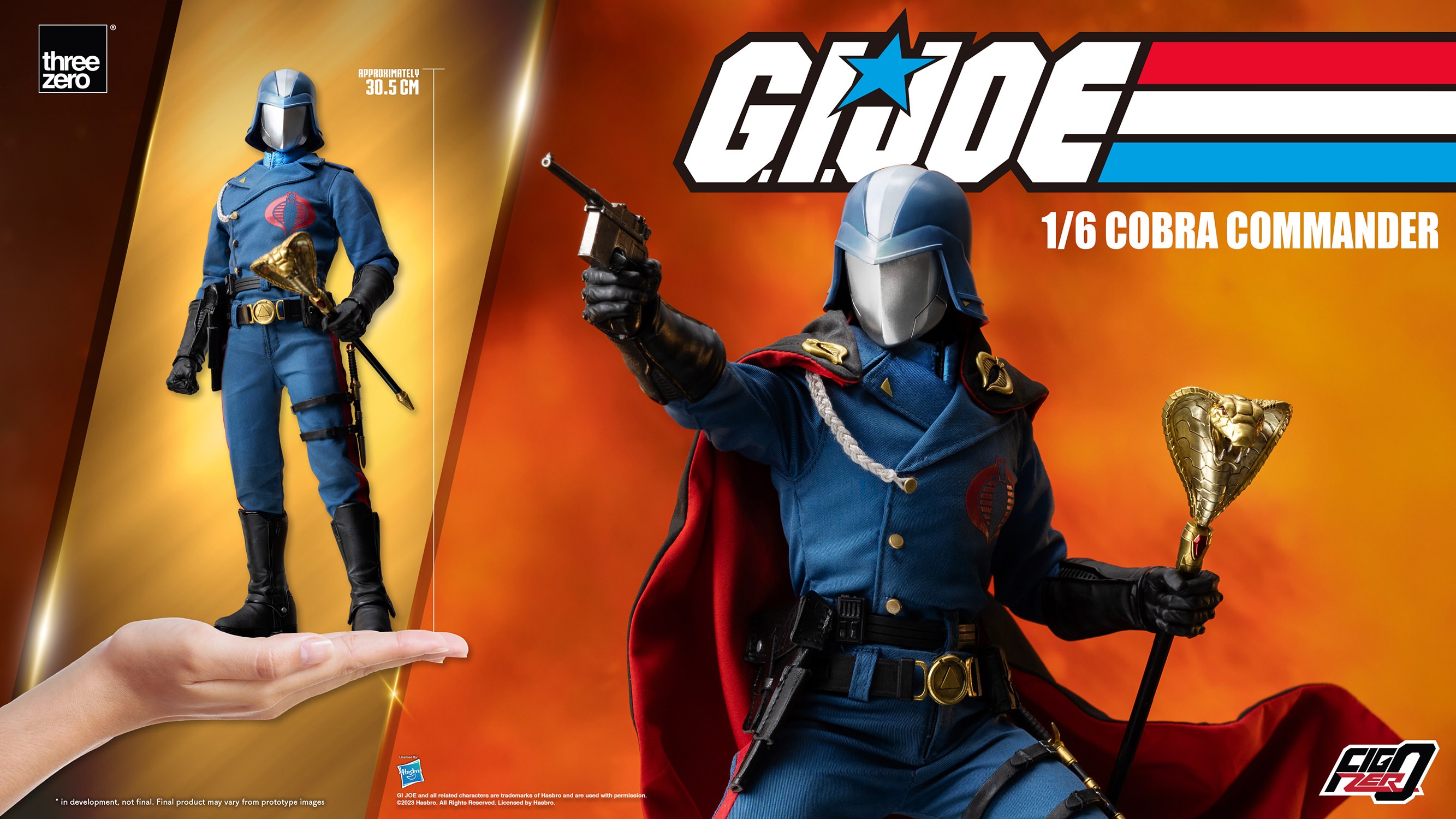Cobra Commander Sixth Scale Figure by Threezero | Sideshow
