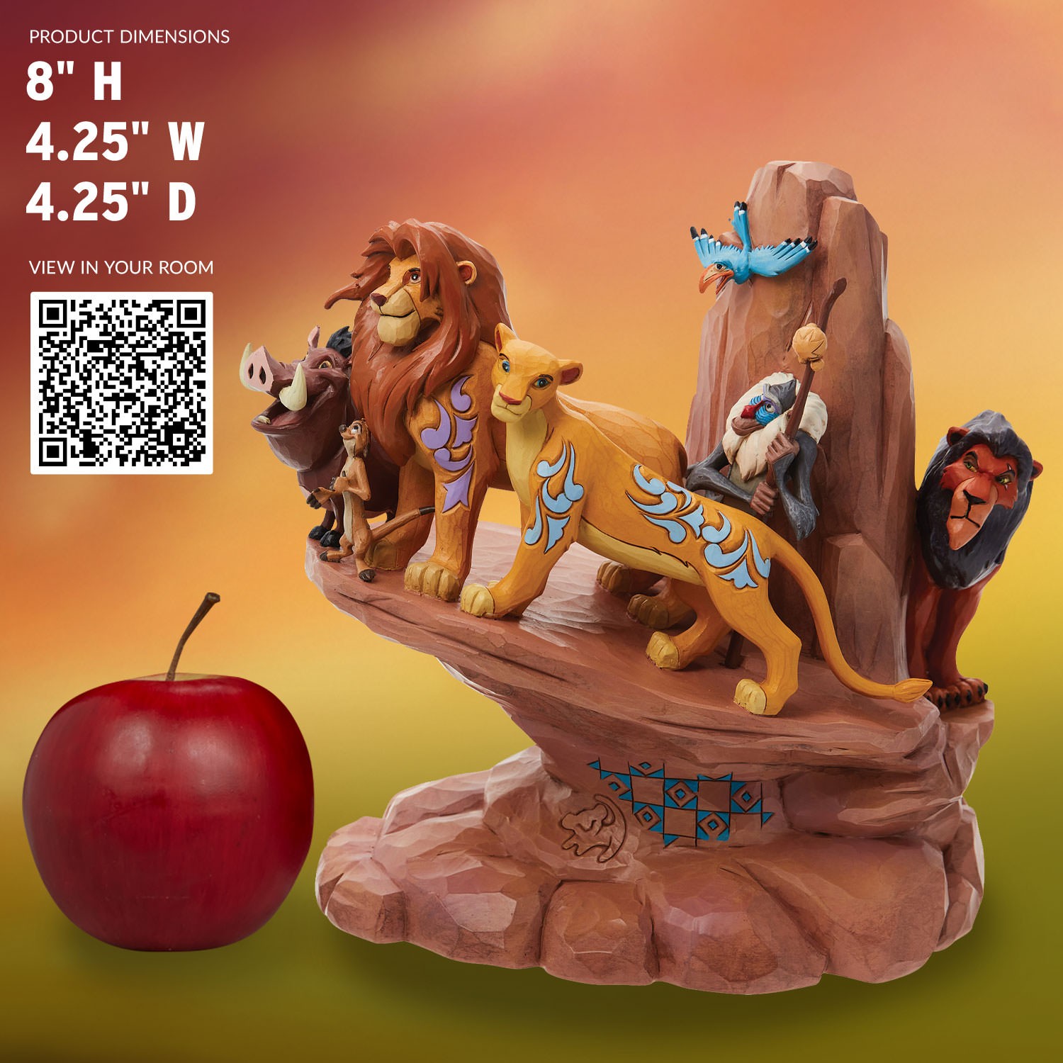 Disney Lion King Carved in Stone Figurine  View 2