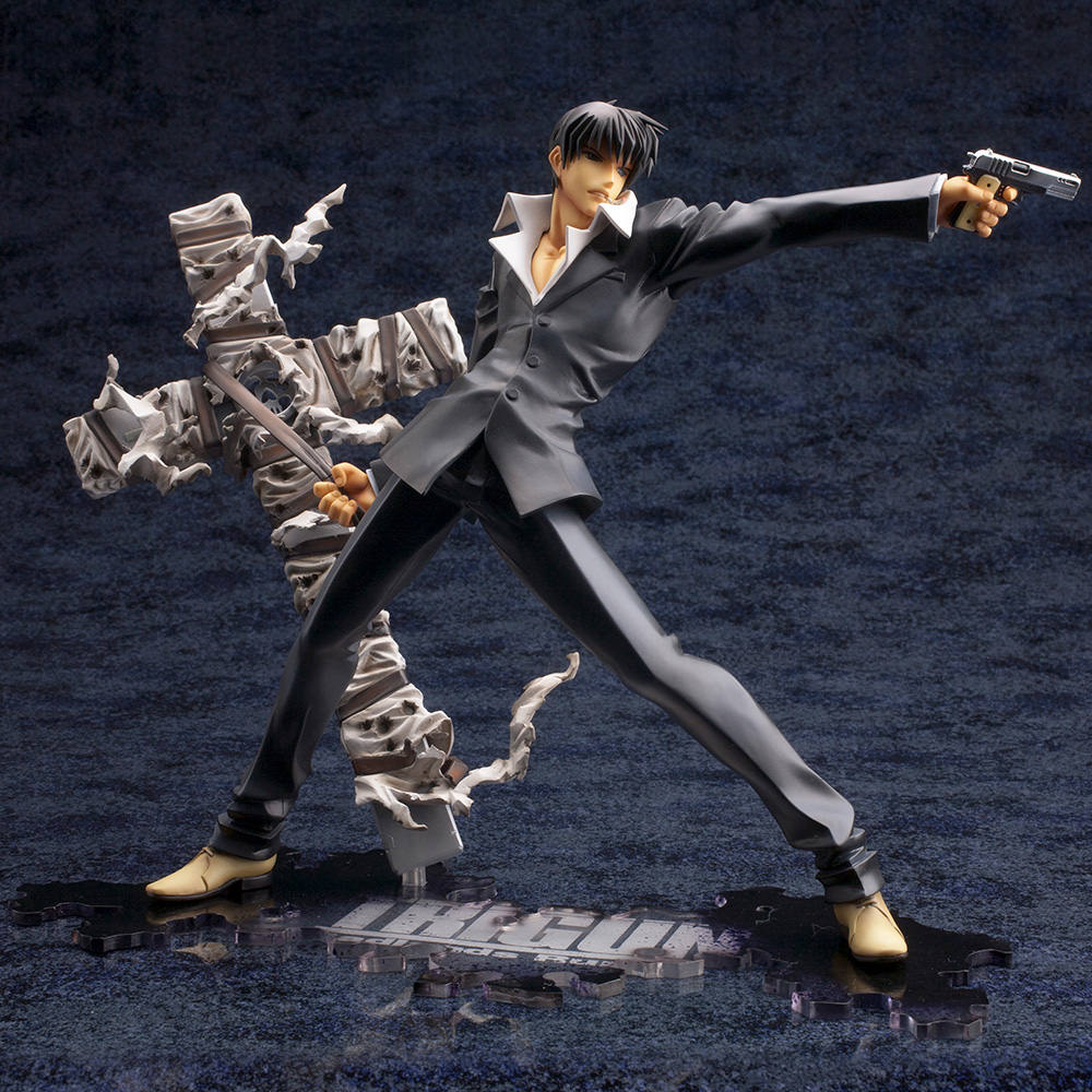 Trigun Nicholas D. Wolfwood (Renewal Package) Statues  (Prototype Shown) View 6