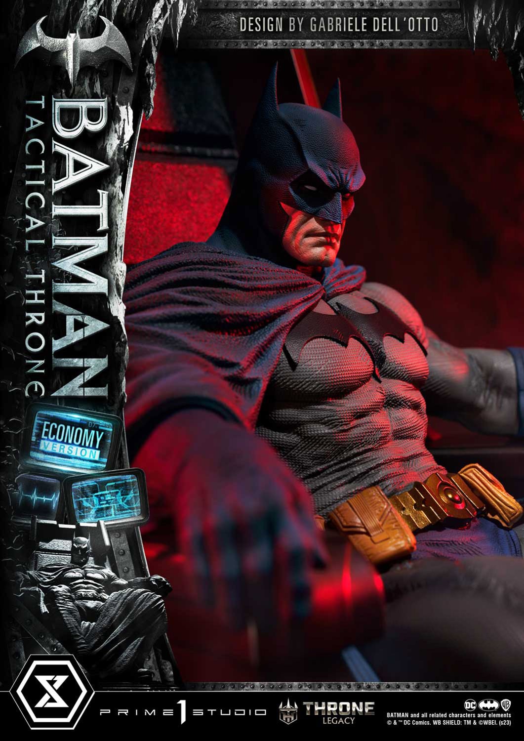 Batman on throne outlet statue for sale