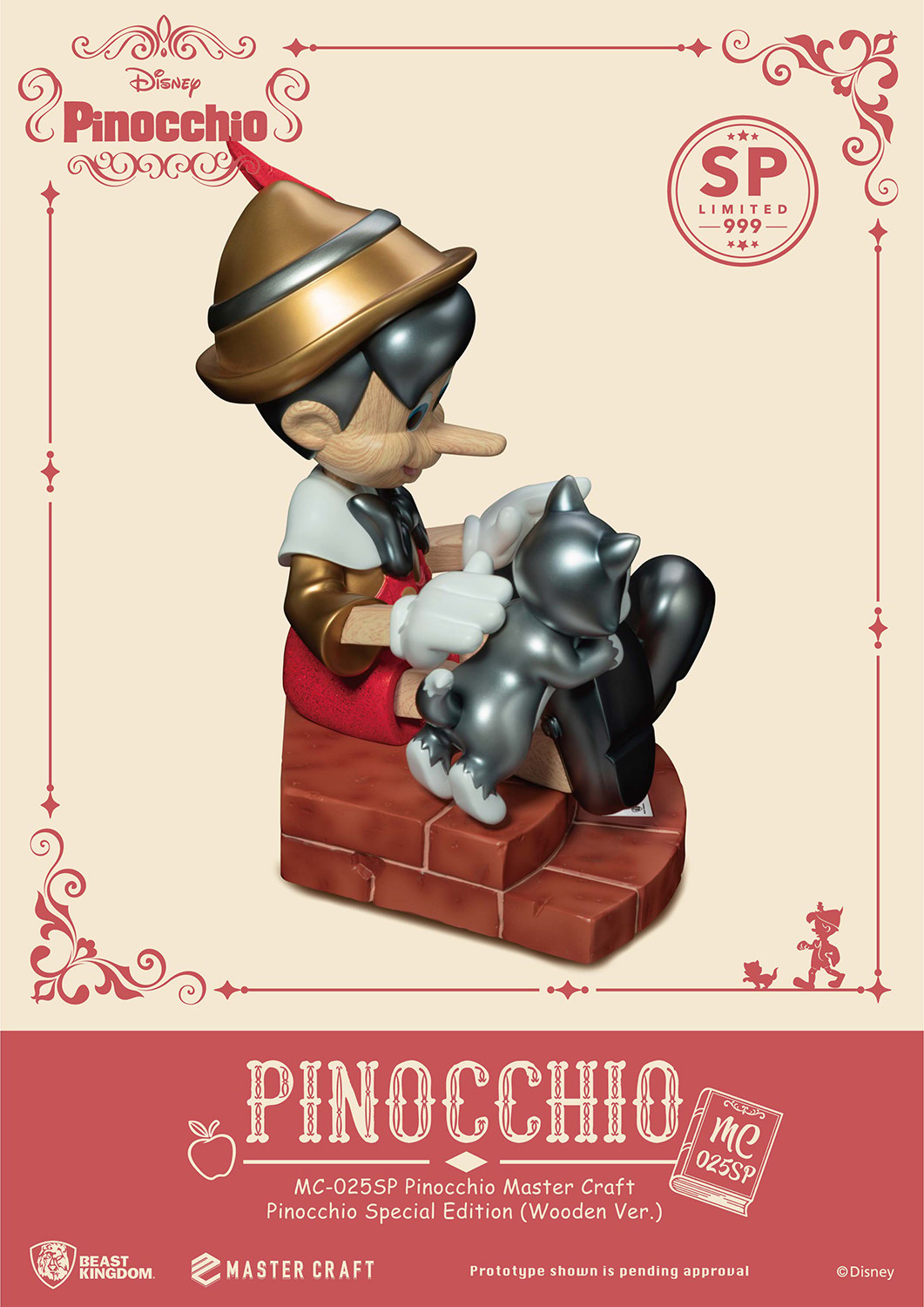 Pinocchio Special Edition (Wooden Version) Statue by Beast Kingdom