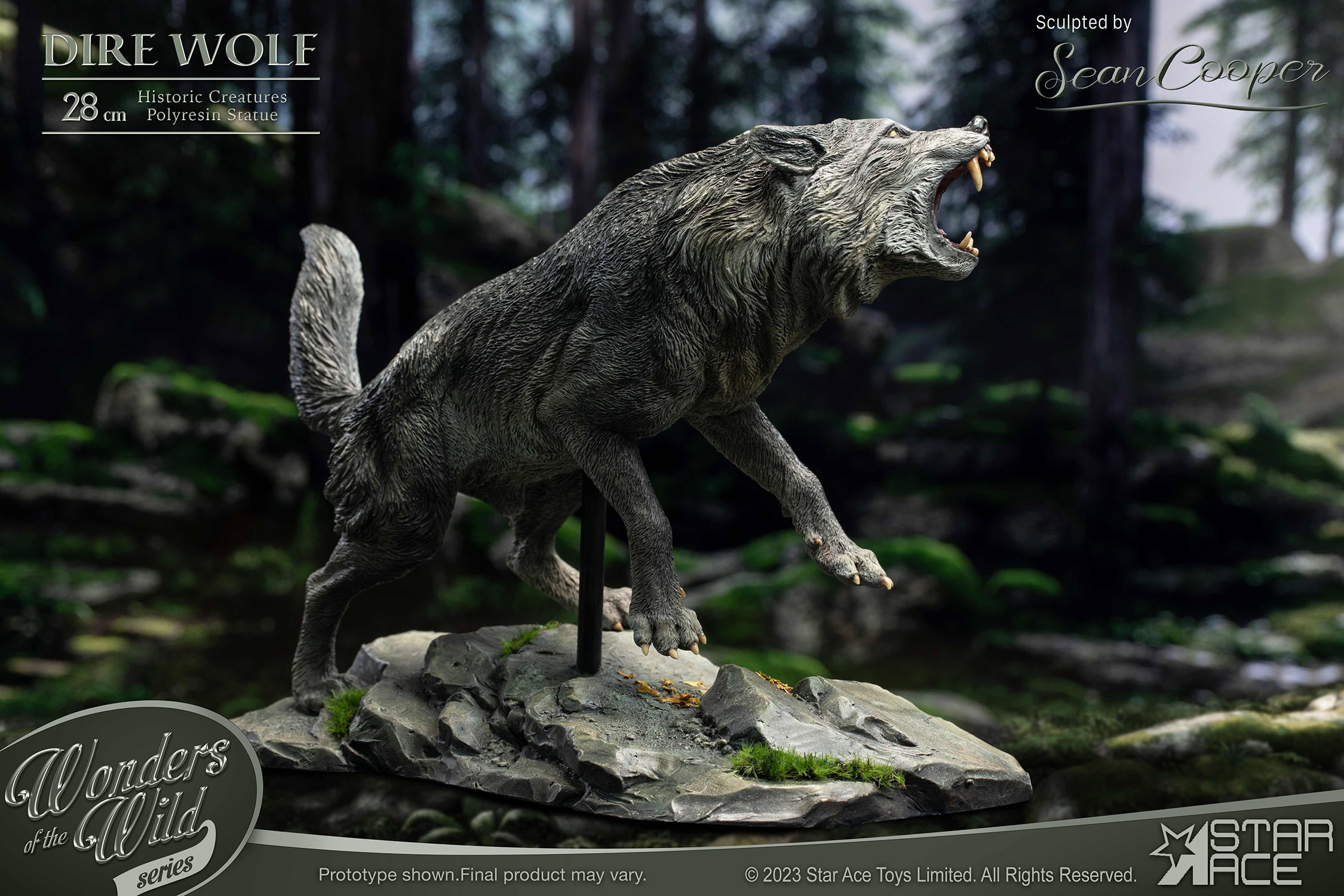 Pre-Historic Creatures Smilodon & Dire Wolf Twin Pack Set Statues  (Prototype Shown) View 11