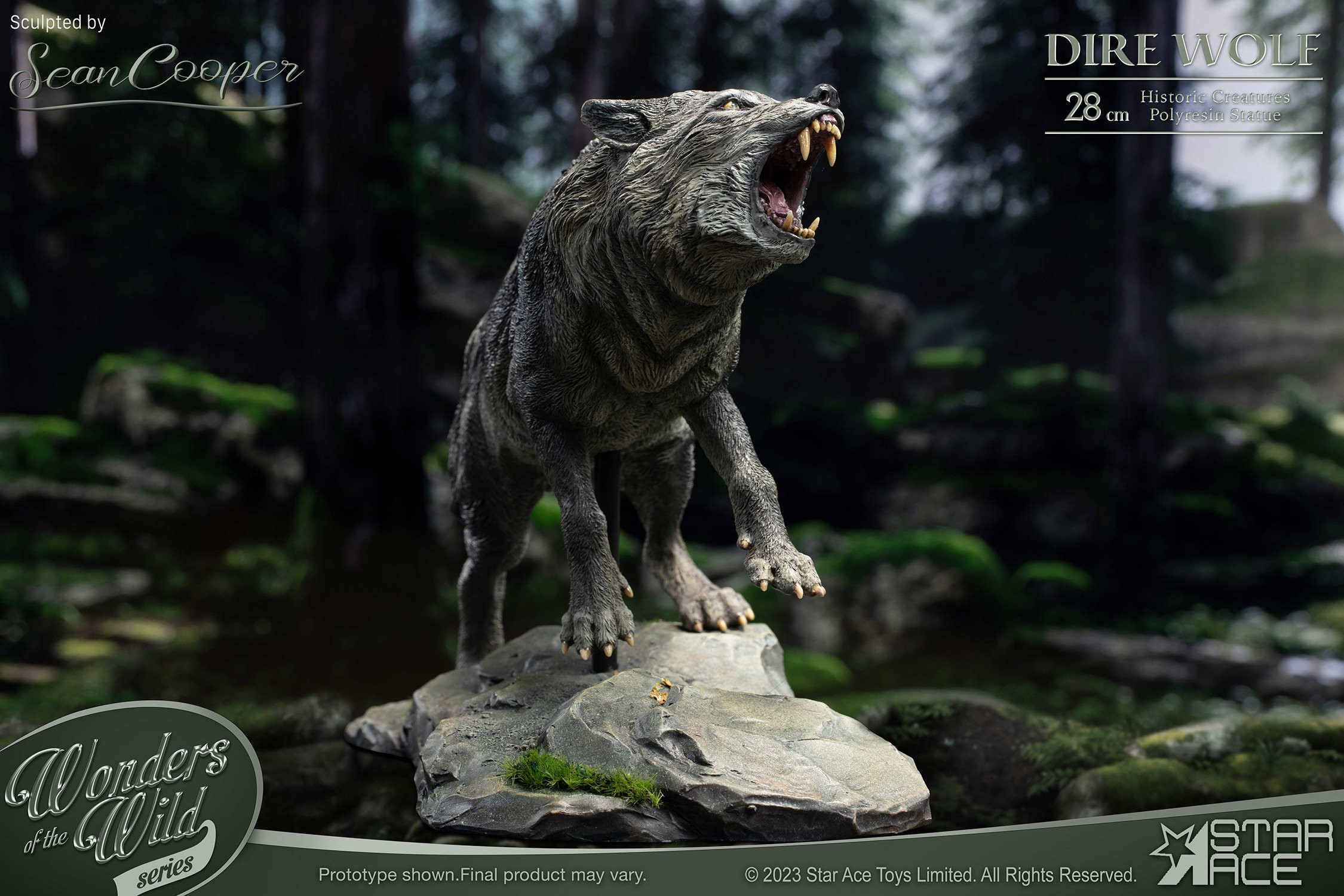 Pre-Historic Creatures Smilodon & Dire Wolf Twin Pack Set Statues  (Prototype Shown) View 12