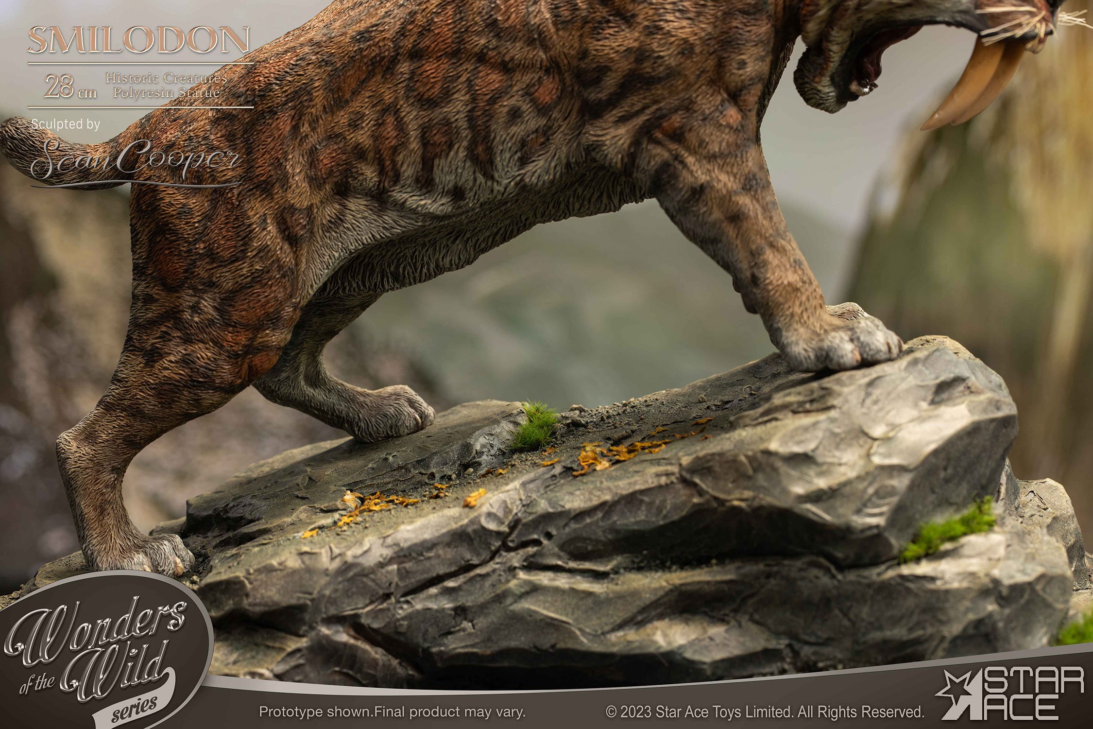 Pre-Historic Creatures Smilodon & Dire Wolf Twin Pack Set Statues  (Prototype Shown) View 19