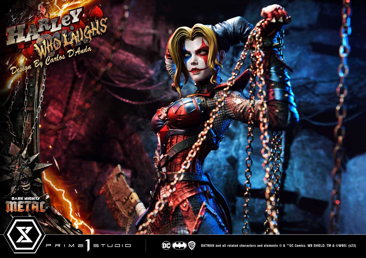 DC Comics Harley Quinn Who Laughs 1:3 Scale Statue  View 7