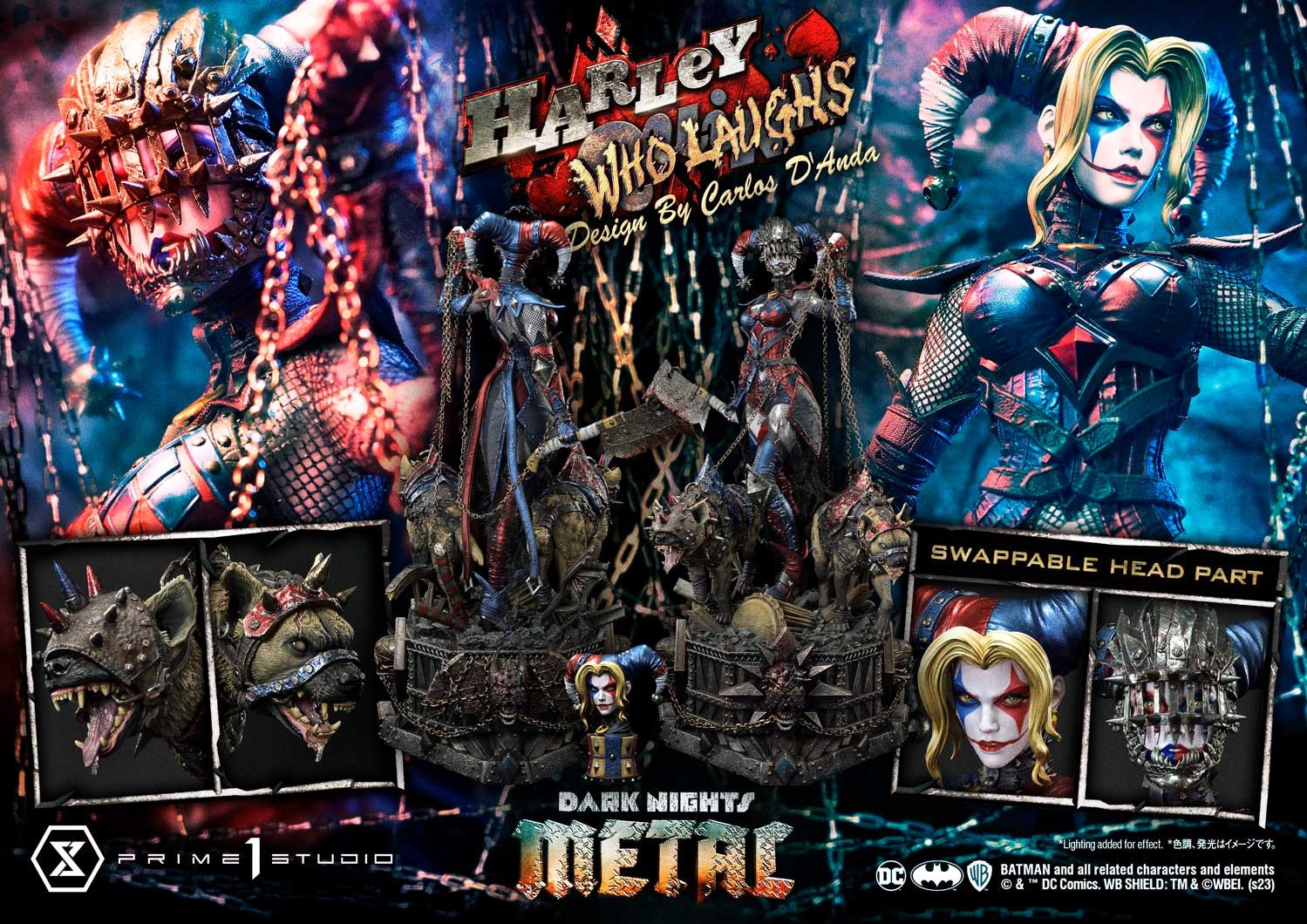DC Comics Harley Quinn Who Laughs 1:3 Scale Statue  View 8