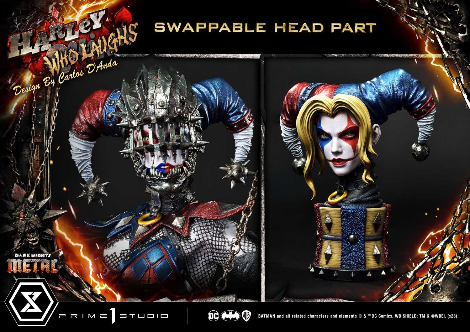 DC Comics Harley Quinn Who Laughs 1:3 Scale Statue  View 9