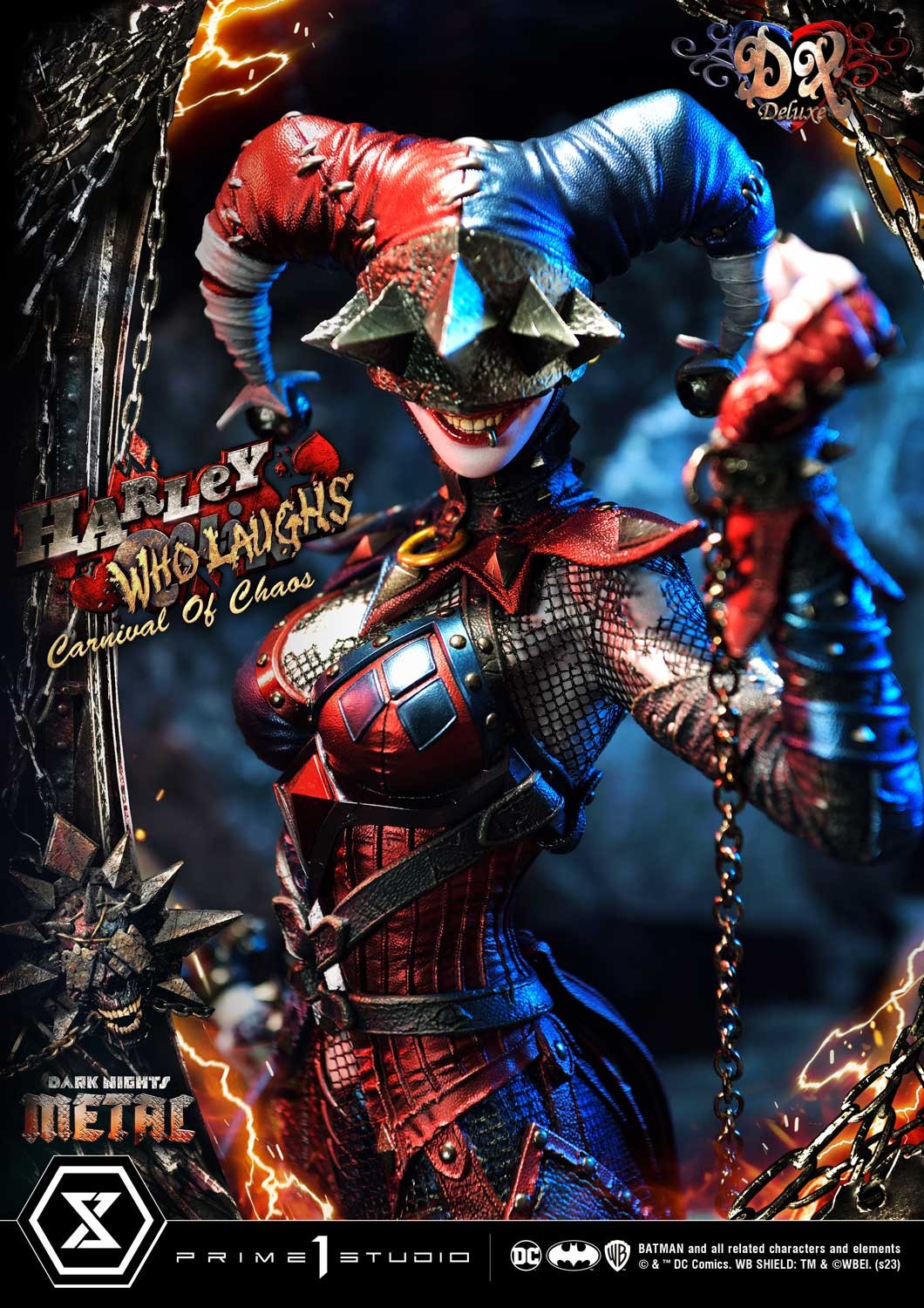 DC Comics Harley Quinn Who Laughs (Deluxe Version) 1:3 Scale Statue  View 3