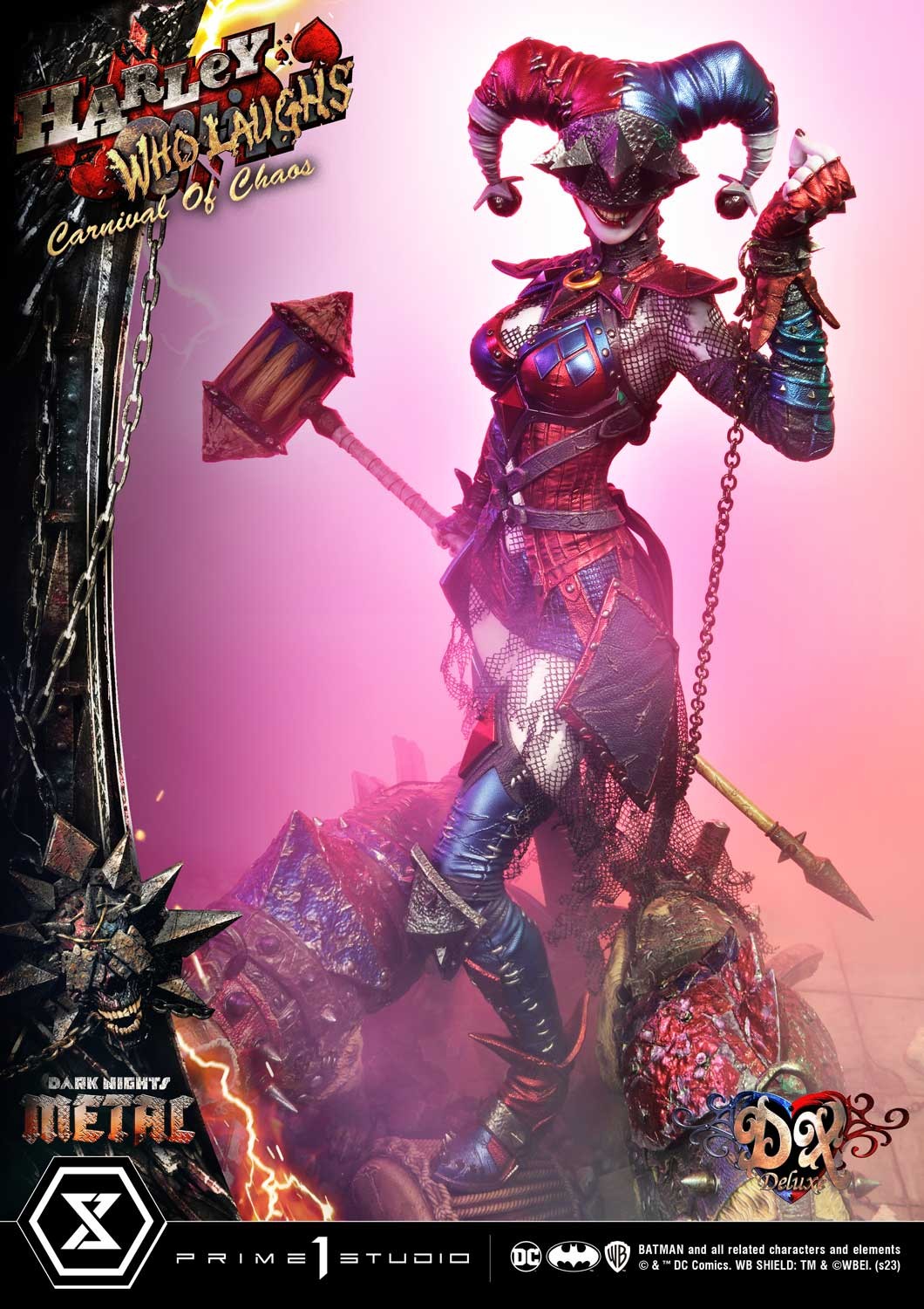 DC Comics Harley Quinn Who Laughs (Deluxe Version) 1:3 Scale Statue  View 5